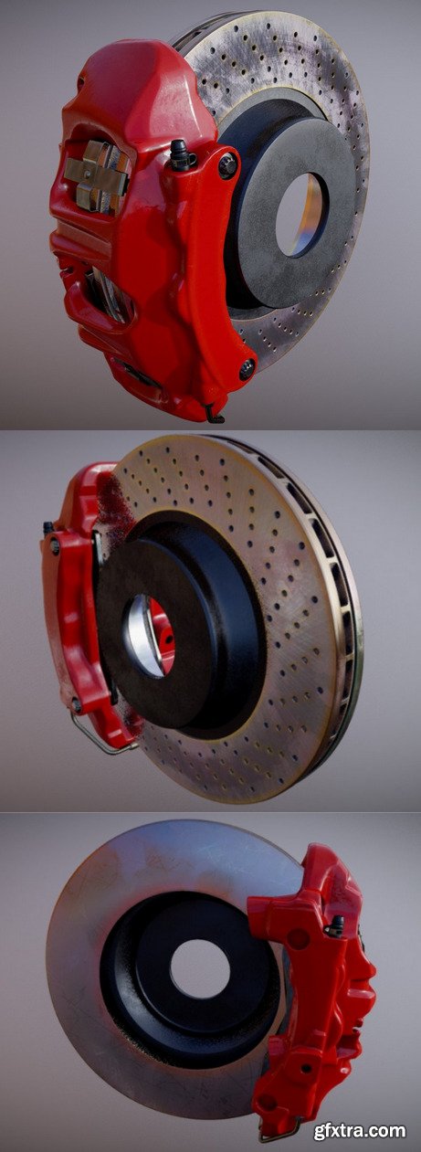 Brake Assembly 3D Model