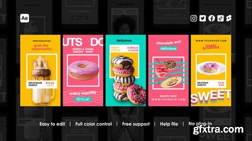 Videohive Cafe Instagram Stories 39914395