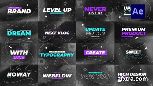 Videohive Abstract Text Titles 39946362