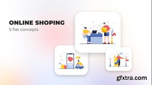 Videohive Online shoping - Flat concepts 39948064