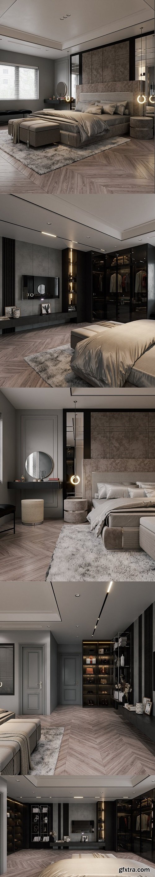 Master Bedroom Interior by An