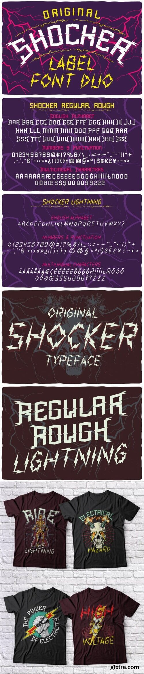 CreativeMarket - Shocker Font Duo 7821423