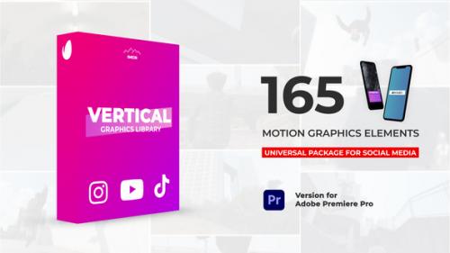 Videohive - Vertical Graphics Pack | Essential Graphics - MOGRT - 26748667