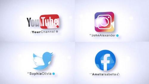 Videohive - Social Media - Channel Logo Reveal - 39744340