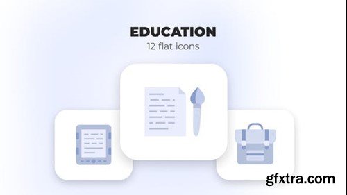 Videohive Education - Flat Icons 39970580