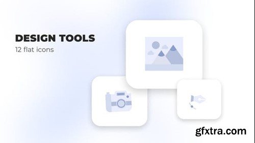 Videohive Design Tools - Flat Icons 39970513