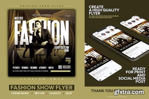 Fashion Show Flyer A7RYQRV