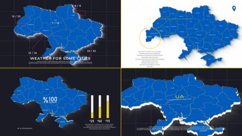 Videohive - Ukraine Map Promo Ver 0.2 - 39826289