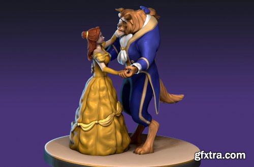 Beauty and the Beast – 3D Print Model STL
