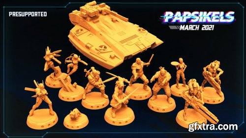 Papsikels – Cyberpunk March 2021 – 3D Print Model STL