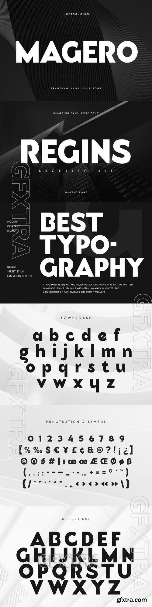 Magero - Branding Sans Serif Font