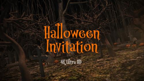Videohive - Halloween Party Invitation - 39896962