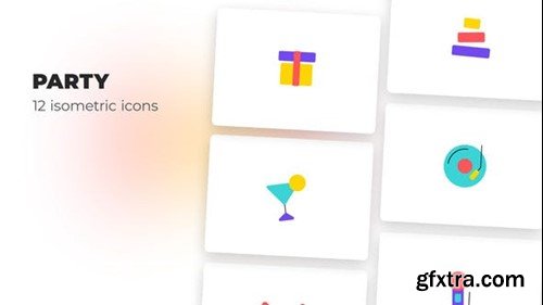 Videohive Party - User Interface Icons 40005083