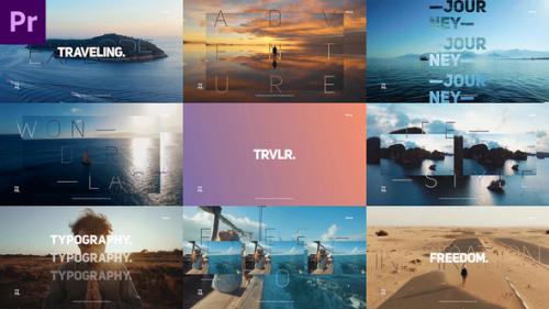Videohive - Stomp Travel Commercial Promo / Dynamic Typography Opener / Clean Montage Reel / Adventure Slideshow - 39932547