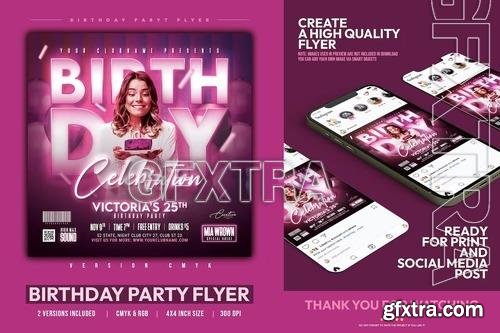 Birthday Party Flyer | DJ Party Flyer SMXSUF7