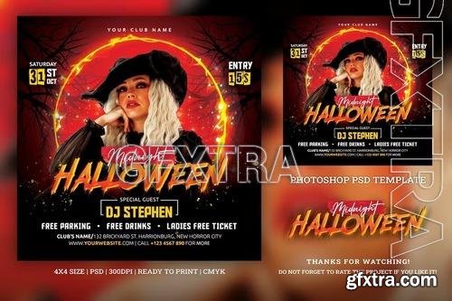 Halloween Party Flyer Z4NWH8G