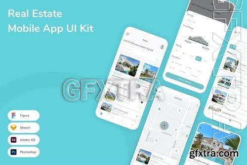 Real Estate Mobile App UI Kit CSDRX6T