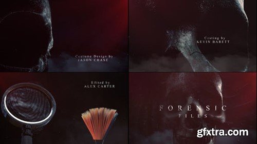 Videohive Forensic Files I Title Sequence 40058755