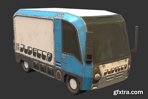 Small Box Truck 3D Model