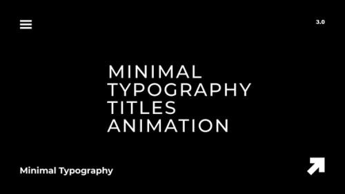 Videohive - Typography Titles 3.0 | Premiere Pro - 40073534