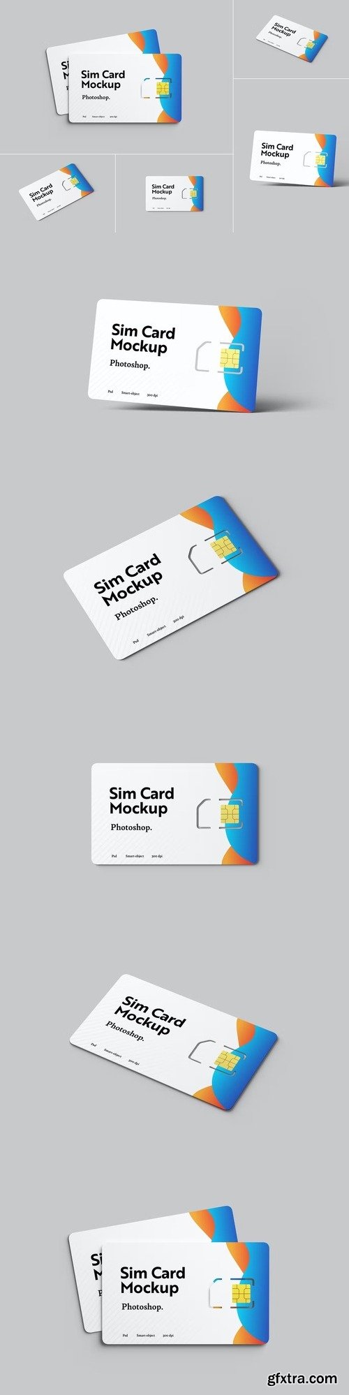 Sim Card Mockups