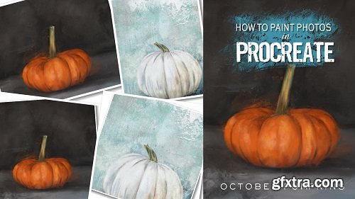 How To Paint Photos In Procreate: October Pumpkins