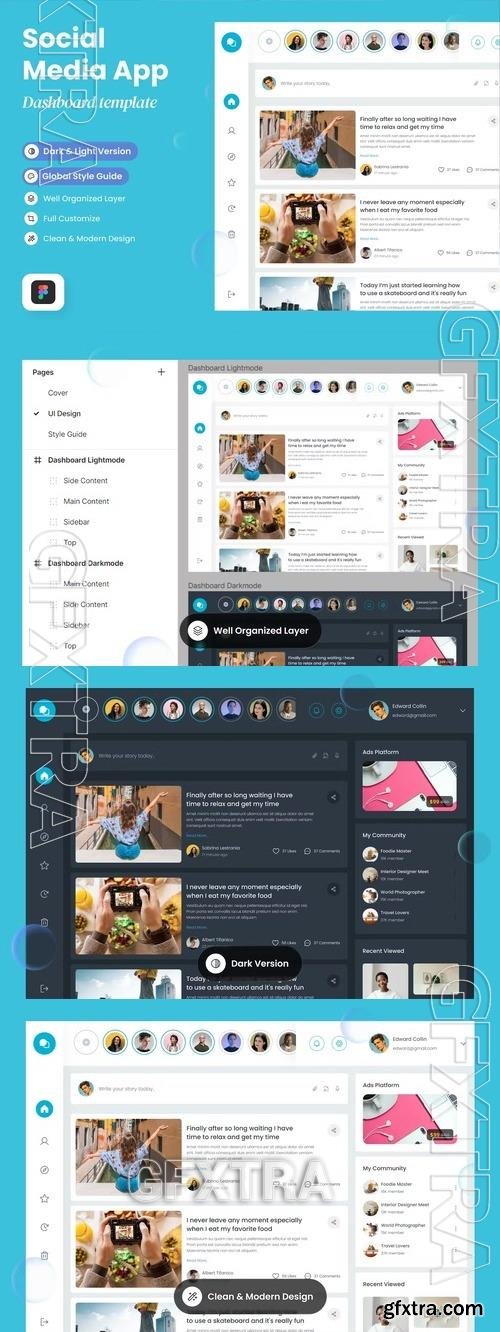 Storypad - Social Media App Dashboard MJB8YAJ