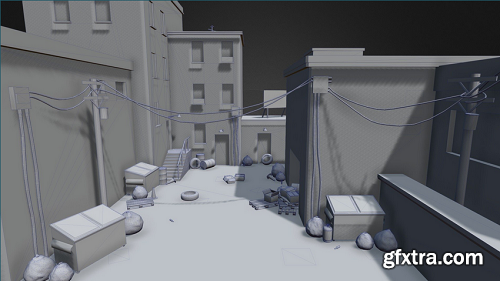 City Backstreet Alley [Work In Progress] 3D Model
