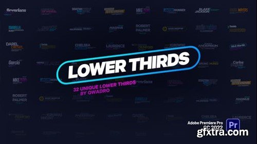 Videohive Lower Thirds 39996251