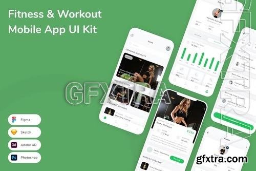 Fitness & Workout Mobile App UI Kit