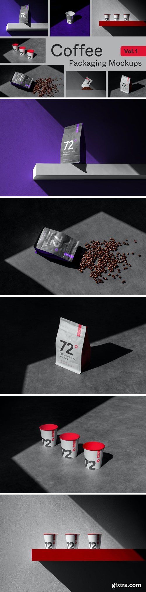 Origin Coffee Packaging Mockups Vol. 1 FQXZYCL