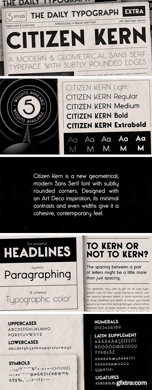 Citizen Kern Font Family