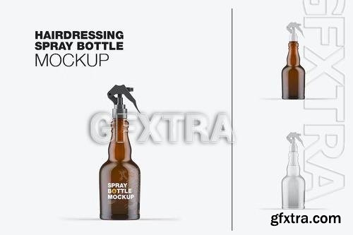 Set Different Glass Spray Bottles Mockup 2SHS2EY
