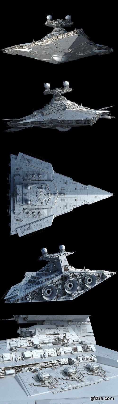 Victory-Class Star Destroyer 3D Model