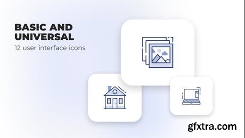 Videohive Basic and Universal - User Interface Icons 40109542