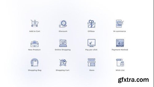 Videohive Shopping - User Interface Icons 40110066