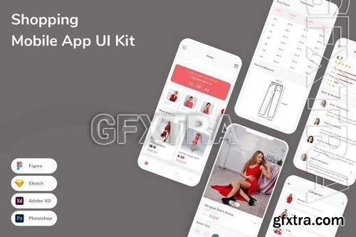 Shopping Mobile App UI Kit 8CUNEAW