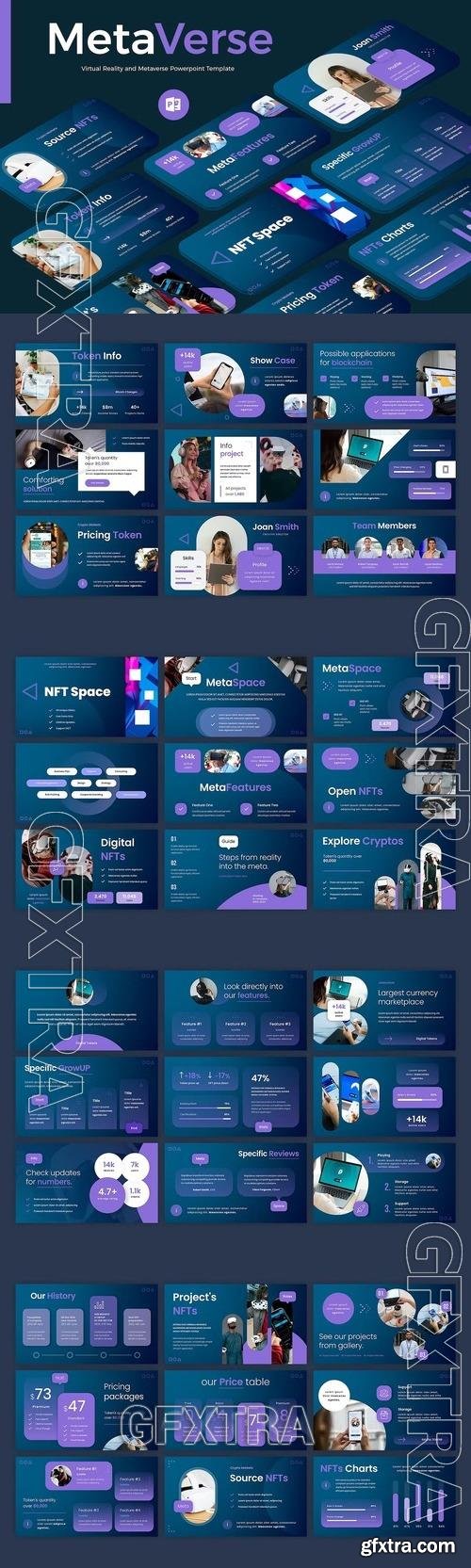 Virtual Reality and Metaverse Powerpoint Template
