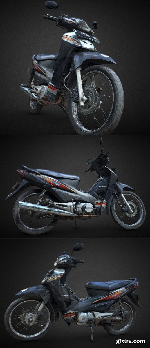 Motocycle Supra Fit 3D Model