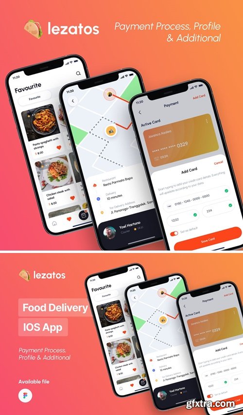 Lezatos - Food Delivery Payment, Profile, Addt LE9GSAH