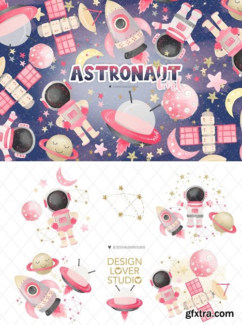 Astronaut Girl design EDVV2U8