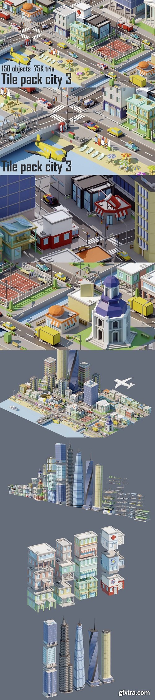 Unreal Engine - Tile pack city 3