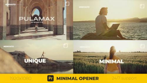 Videohive - Minimal Opener Slideshow | MOGRT - 40148679