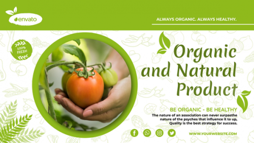 Videohive - Organic Food Promo - 39429146