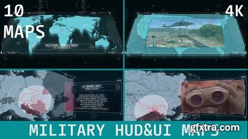 Videohive Military HUD UI Maps 40259323