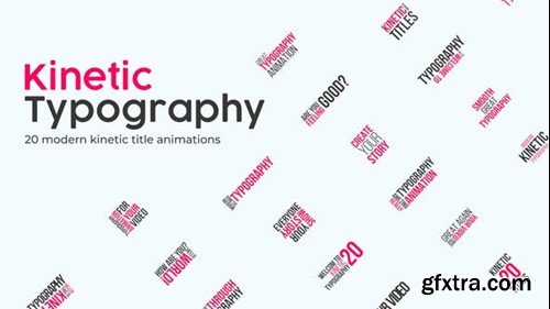 Videohive Kinetic Typography 40280577