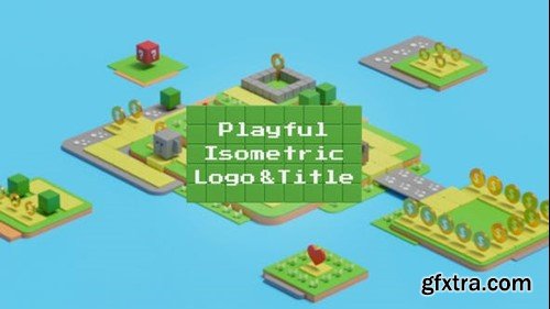 Videohive Playful Isometric Logo and Title 40287387