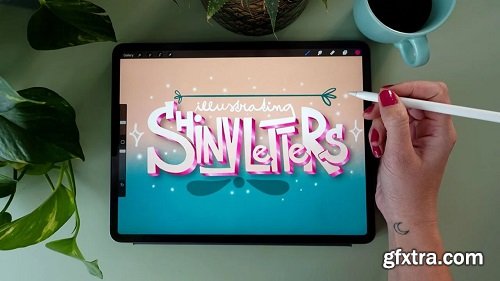 Shiny Letters - Create an Illustrative Lettering From Your Handwriting in Procreate