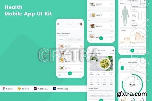 Health Mobile App UI Kit SFFZD8V