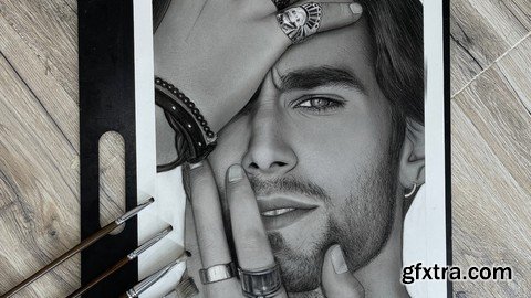 Hyper Realistic Portrait Drawing And Shading(Human Features)
